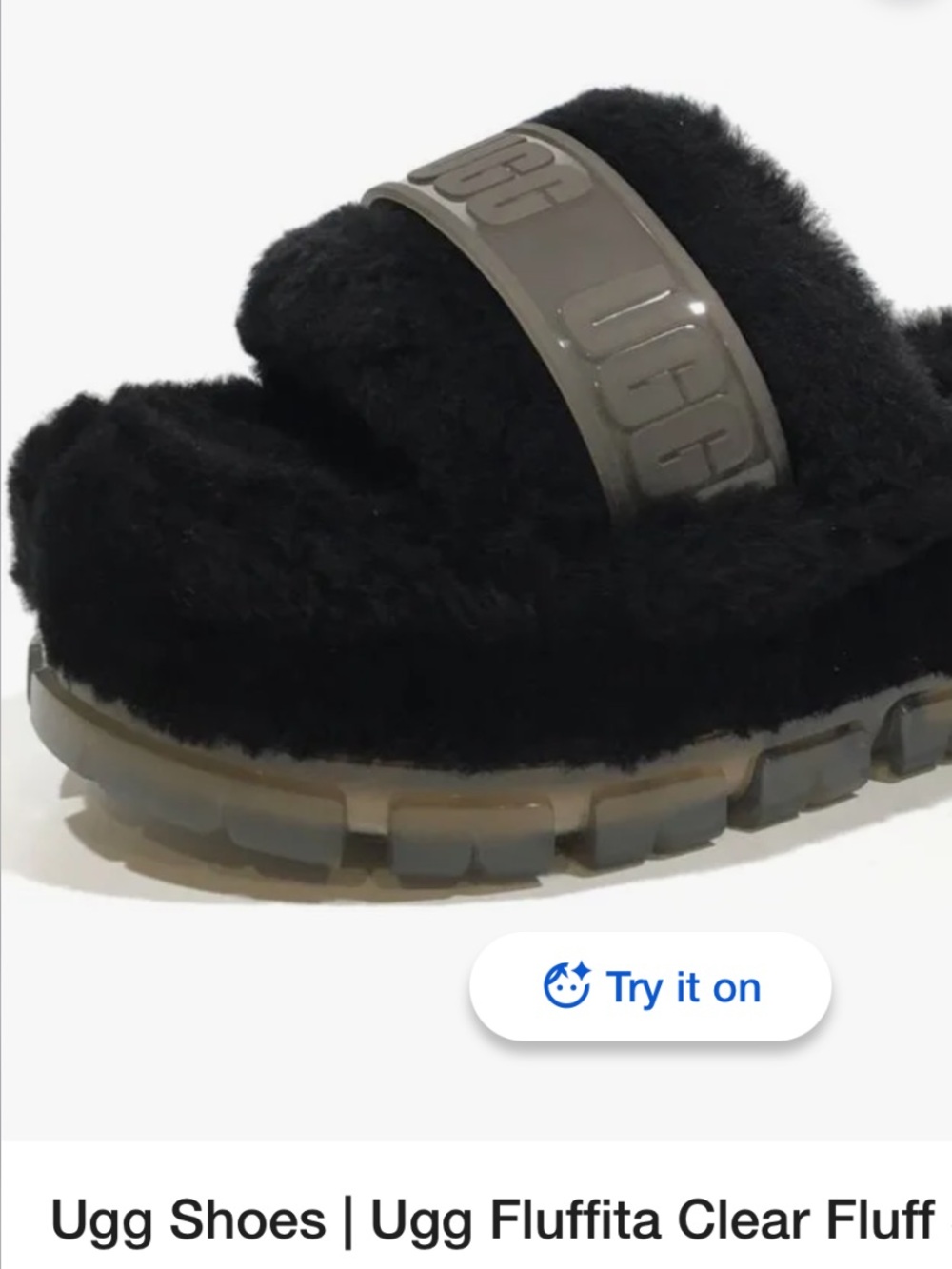 UGG Fluffita Platform Sandal Sz 9